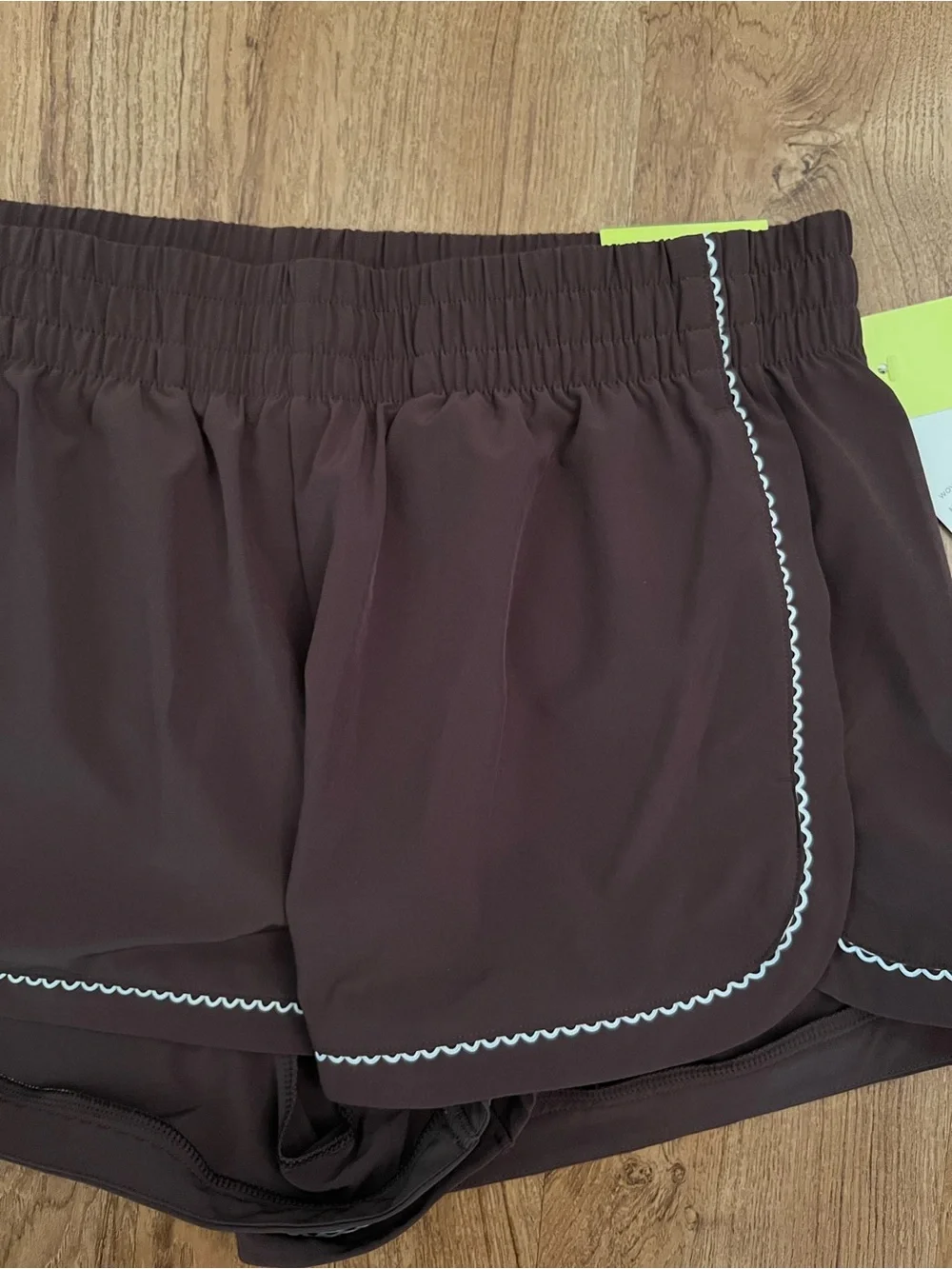 NWT All in Motion Crochet Trim Shorts
